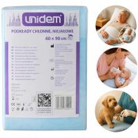 PODKŁAD CHŁONNY UNIDEM 60X90 CM NIEJAŁOWY HIGIENICZNY MOCNY TRWAŁY 30 SZT