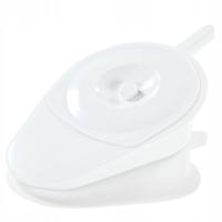 Basen szpitalny kaczka do wypróżniania się biały podsuwacz dla chorych