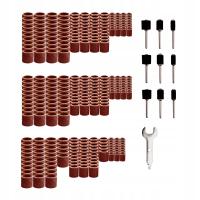 PAPIER ŚCIERNY DO MINISZLIFIERKI ZESTAW WALCE ŚCIERNE P80-P240 + Trzpienie