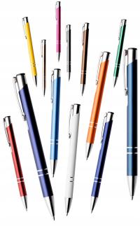 DŁUGOPISY REKLAMOWE Z TWOIM MIX, COSMO 10szt, GRAWER GRATIS.