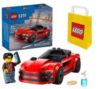 LEGO CITY 60448 CZERWONY SAMOCHÓD SPORTOWY + LEGO TORBA PAPIEROWA MAŁA