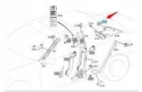 MOCOWANIE SŁUPKA C MERCEDES W211 A0119888378