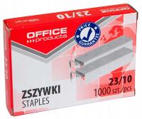 Zszywki OFFICE PRODUCTS 23/10 1000szt ocynkowane