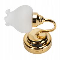 1:12 Dollhouse miniaturowa lampa ścienna Kwiat w kształcie 0I