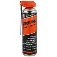 Brunox TURBO-SPRAY SMAR do czyszczenia BRONI Zawiasów prowadnic gumy 500ML