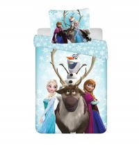 Постельное белье 160X200 FROZEN Frozen Анна Эльза Олаф снежинки 03