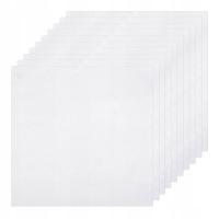 Набор холстов для вышивки крестиком белый хлопок 30x30 см 10 шт