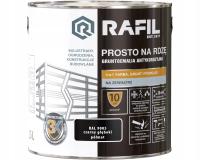 RAFIL Prosto na Rdzę czarny głęboki RAL9005 półmat