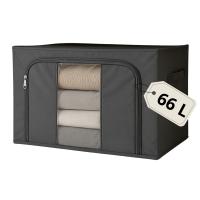 Pojemnik Organizer Z METALOWYM STELAŻEM duży na ubrania pudełko 66L torba