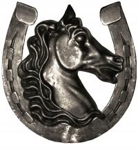 Rozeta stalowa Koń w podkowie ozdoba ornament kuty