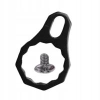 Kołowrotki Uchwyt talerzowy Kołowrotek Baitcasting Tackle DIY Akcesoria wędkarskie Czarny