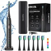 Звуковая зубная щетка-набор из 6 насадок-электрическая