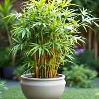 BAMBUS OGRODOWY RUFA (FARGESJA), SILNIE MROZOODPORNY, GĘSTE SADZONKI W P14