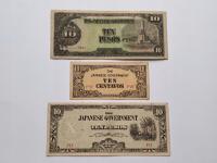 Filipiny-Japonia Okupacja ZESTAW - Różne Rodzaje - 3sztuki