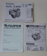 Руководство пользователя FUJIFILM FinePix S3000 карта gw