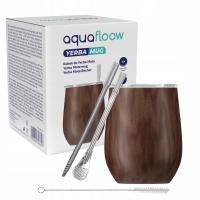Aquafloow Yerbomos тыква для Yerba Mate 355ml с двумя соломенными чистящими средствами