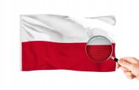 Польский национальный флаг сильный 150x90 см Польша для флагштока твердый материал