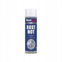 Plastikote Matowa biała farba w aerozolu Rust Not Metal Protection 500 ml