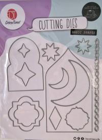 ВЫСЕЧКА / ТИСНЕНИЕ ШАБЛОН ЛУНА ЗВЕЗДЫ
