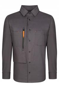 Koszula Brego Safety grafit szary