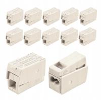 WAGO 224-112 SZYBKOZŁĄCZKA OŚWIETLENIOWA 2x1-2,5 ZESTAW 10 SZTUK ZACISK