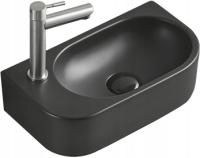 MEXEN VIERA UMYWALKA NABLATOWA 40x21 CZARNA PRAWA