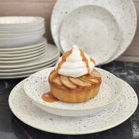 SERWIS OBIADOWY KOMPLET TALERZY DLA 6 OS 18 EL STRIPES BEIGE NOWOCZESNY