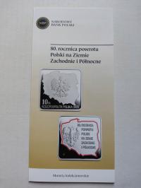 Folder NBP 2025 80.rocz.powrotu Polski na Ziemie Zachodnie i Północne j.pol