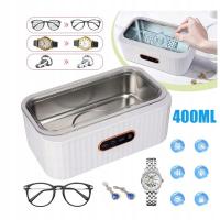 MYJKA ULTRADŹWIĘKOWA 400ML 45000HZ DO PIECZĘCI ZĘBÓW OKULARÓW BIŻUTERII 15W