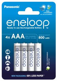 Akumulatorki AAA 800mAh Ni-MH R03 1,2V Panasonic Eneloop Blister 4szt