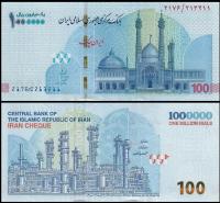 Iran 1000000 Rial 2022 P-166a UNC