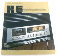 LUXMAN K-5 ORYGINALNY PROSPEKT Japan 1975   