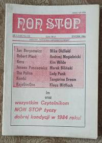 Non Stop , magazyn muzyczno-rozrywkowy 1984 rok, 9 szt