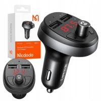 MCDODO АВТОМОБИЛЬНОЕ ЗАРЯДНОЕ УСТРОЙСТВО С FM-ПЕРЕДАТЧИКОМ BLUETOOTH 4.2 2X USB TYPE A