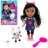 LALKA KOTEK KOCI DOMEK PIĘKNA LALKA PREZENT DLA DZIEWCZYNKI