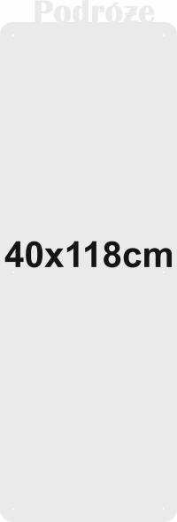 Магнитная доска для магнитов от путешествий, отдыха / 40x118cm / путешествия Белый