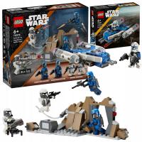 LEGO STAR WARS Zasadzka Na MANDALORZE + Myśliwiec Y-Wing kapitana Rexa