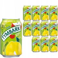 12x Сода Tymbark Лимон Мята Банка 330 мл
