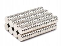 Неодимовый магнит сильный цилиндрический 2x1 100 шт N42 сильный круглый