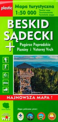 Бескид Сондецкий-ламинированная карта