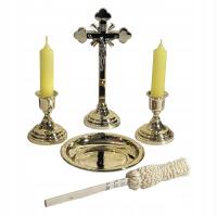 НАБОР ДЛЯ РОЖДЕСТВЕНСКИХ КОЛЯДОК НАБОР ДЛЯ РОЖДЕСТВЕНСКИХ КОЛЯДОК СВЕЧИ КРЕСТ РОСТОВЩИКИ СПРИНКЛЕР ТРАДИЦИЯ