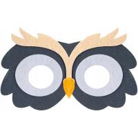 MASKA filcowa SOWA SÓWKA przebranie na PRZEDSTAWIENIE BAL JESIENI kostium