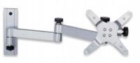 Uchwyt ścienny LCD/LED 13-30cali 15kg regulowany, srebrny