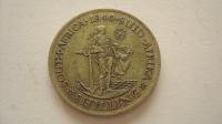 Монета ЮАР 1 шиллинг 1940 серебро