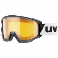 Gogle narciarskie UVEX ATHLETIC LGL black mat / szyba orange S1