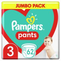 Pampers Pants 3 (6kg-11kg), pieluchomajtki, 62 sztuk