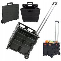 СКЛАДНАЯ ТЕЛЕЖКА КОРОБКА КОРОБКА ТЕЛЕЖКА НА КОЛЕСИКАХ ДЛЯ АВТОМОБИЛЯ ДЛЯ ПОКУПОК