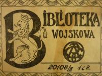 Ekslibris - Ex Libris - 6 Pułk Artylerii Ciężkiej - Lwów - II RP