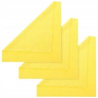 3SZT ŻÓŁTE ŚCIERECZKI Z MIKROFIBRY DO KURZU DO CZYSZCZENIA DOMU I SAMOCHODU