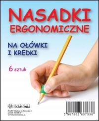NASADKI ERGONOMICZNE NA OŁÓWEK I KREDKI (6 SZT. )